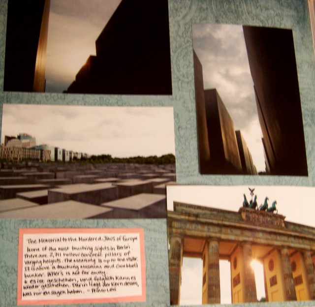 Memorial to the Murdered Jews of Europe and Brandenburg Gate, Berlin