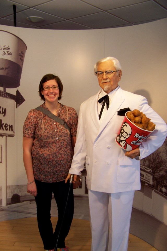Me and the Colonel from KFC