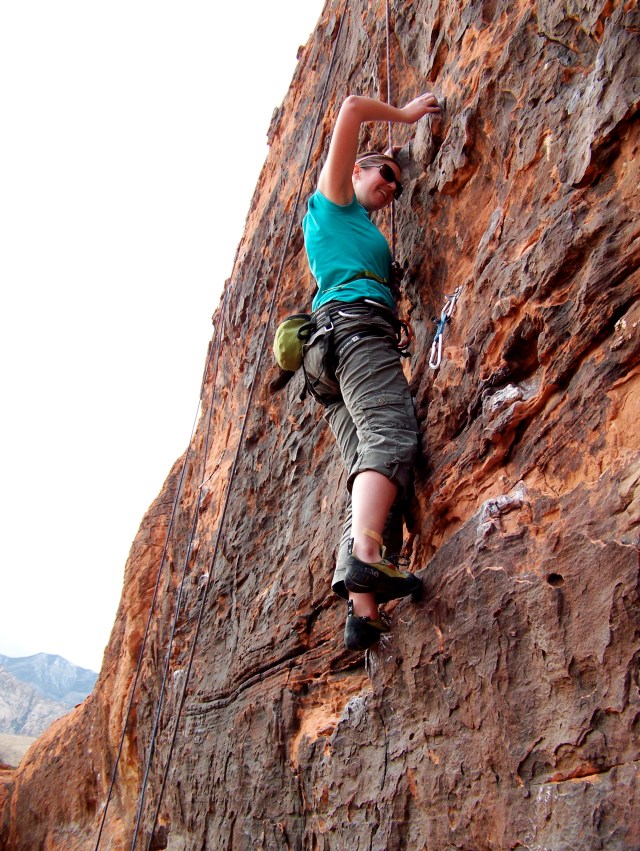 Rock climbing