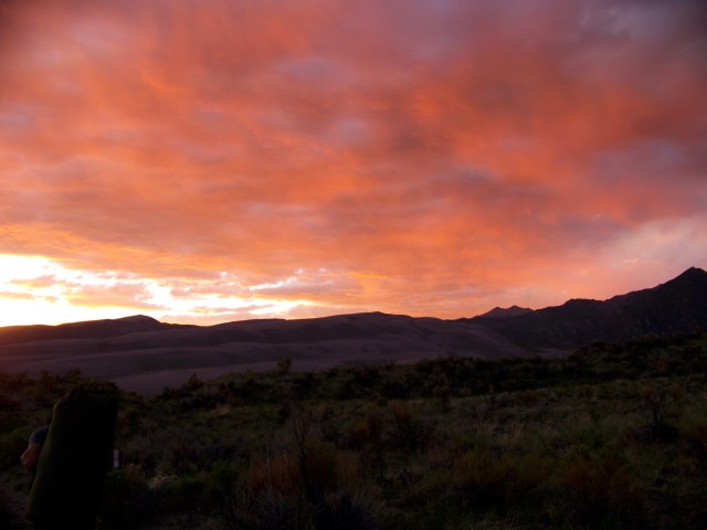 Dunes sunset