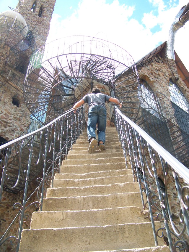 Bishop Castle staircase