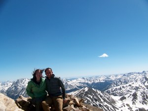 On top of Mount Elbert
