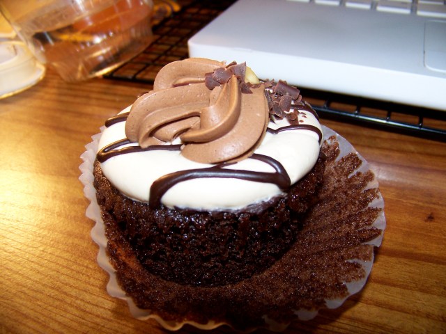 Surprise cupcake